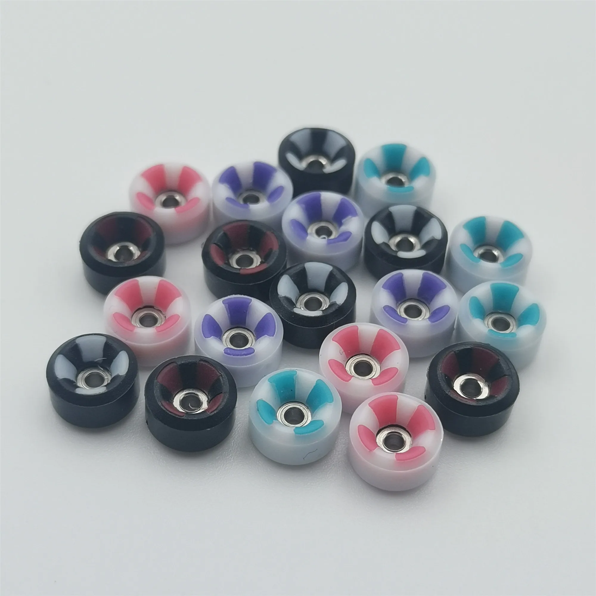 Soft Urethane Fingerboard Wheels 60D Double Layer Professional for Mini Skateboard Finger Skate Board