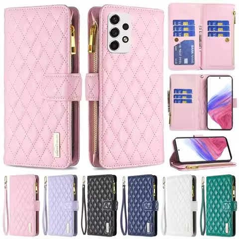 Wallet Small Fragrance Flip Leather Case For Samsung Galaxy S25 Edge S24 Ultra S23 Plus S22 S21 S20 FE A16 A35 A36 A53 A55 A56
