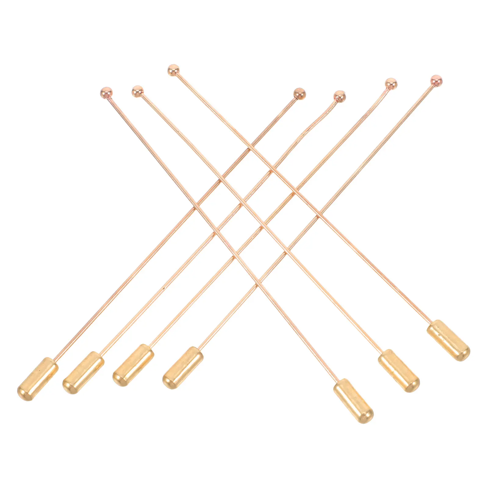 

10 Pcs Brooch Pin DIY Making Bottom Bracket Corsage Stick Stainless Steel Supplies Eye Pins for Jewelry Accessories Tie