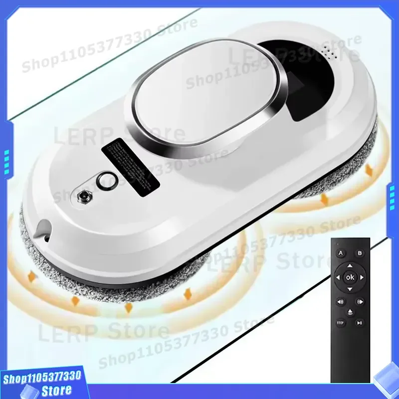 Smart Auto Window Cleaning Robot Electric Glass Vacuum Cleaner for Home Household Easy Safe High Rise Pane Washing Device
