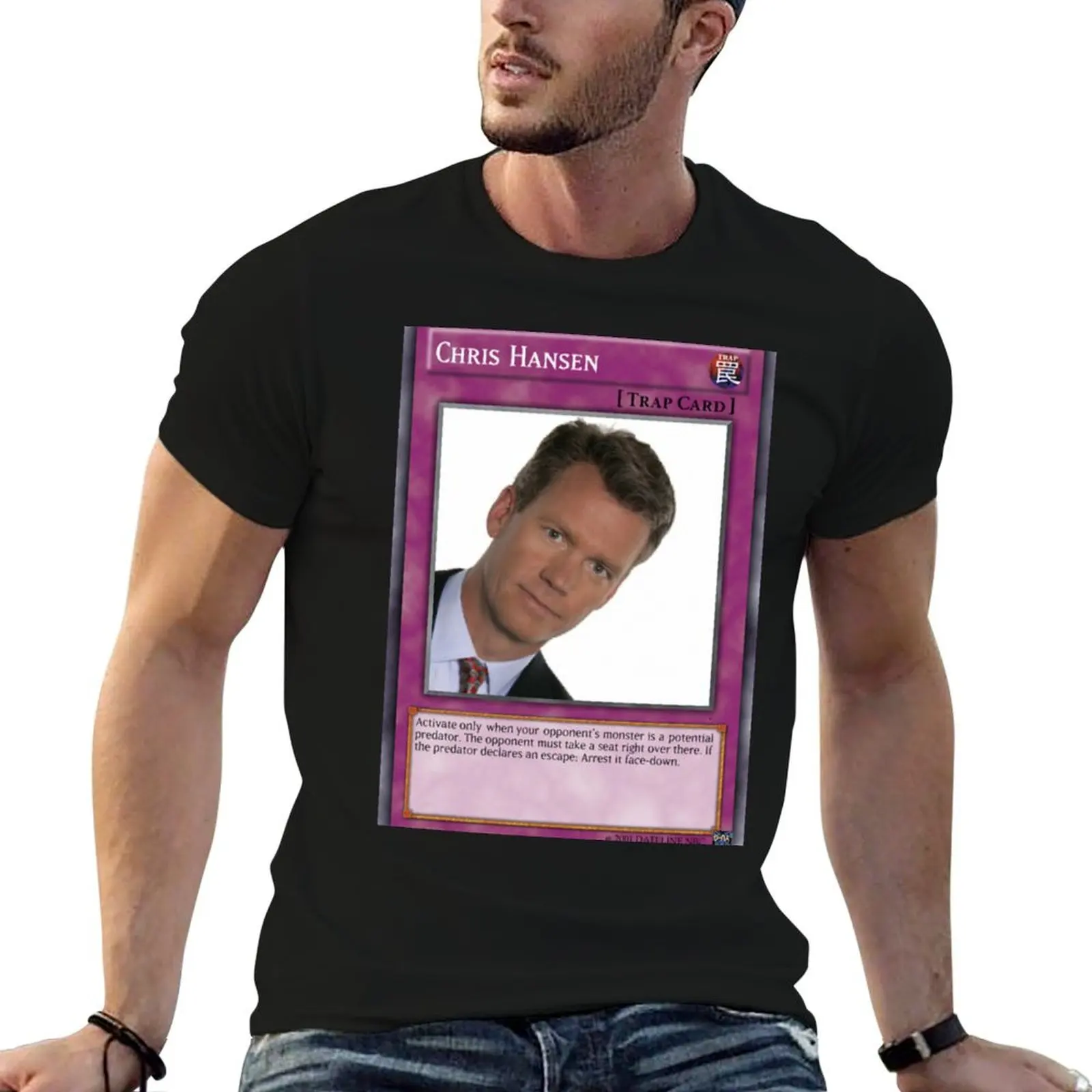 Chris Hansen Trap Card T-Shirt Cool Dry Performance T-Shirt