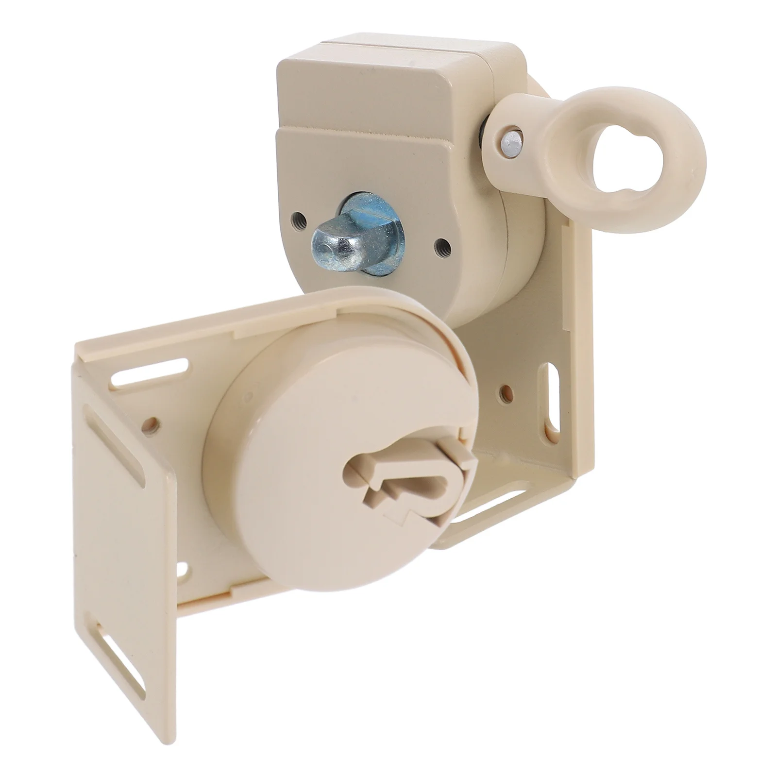 

2Pcs Blind Brackets White Profile Box Universal Fit for Exterior Sun Shades Outdoor Indoor Roller Blinds Windproof Design