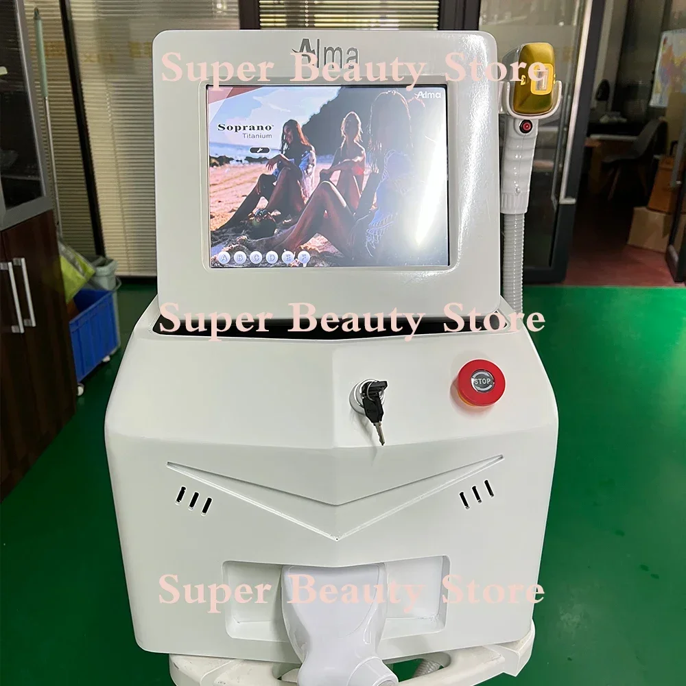 2024 NEWEST Professional High Power Diode Laser Painless hair removal machine Three wavelengths 755nm 808nm 1064nm 20 million