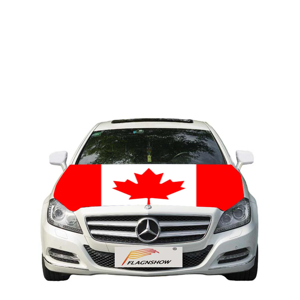 Directly Delivery Free Size Canada Flags Car Cover