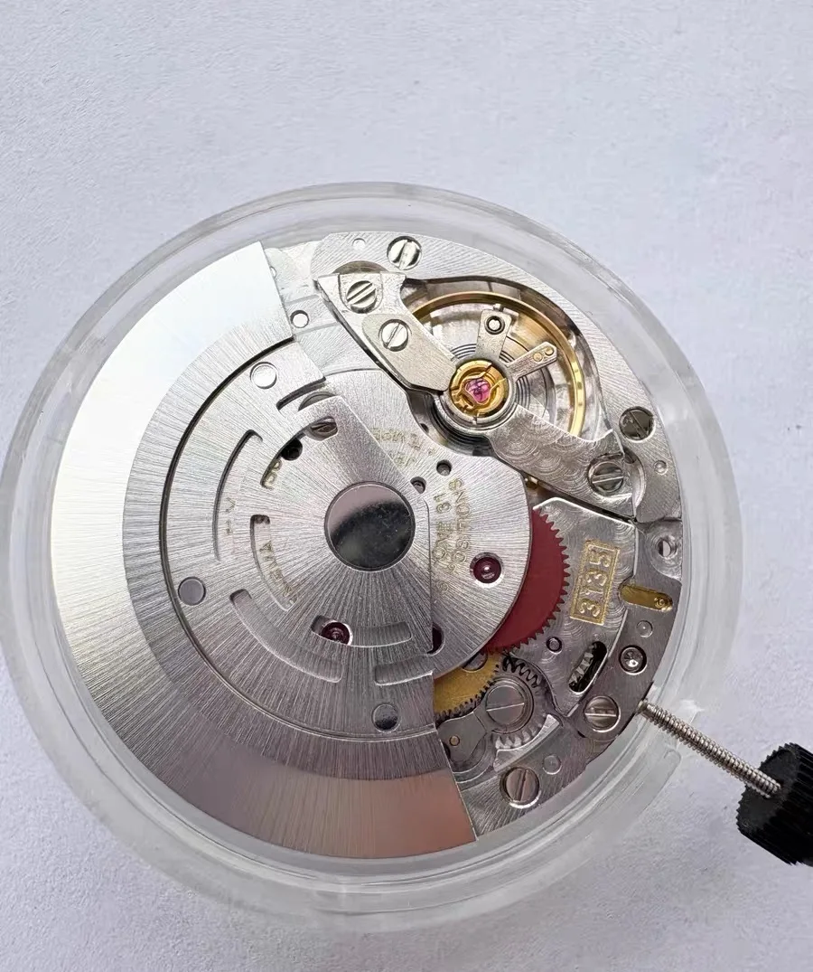New Dandong Automatic Mechanical Movement 3135, Date Function, Blue Balance Spring, Watch Repair Replacement Spare Parts