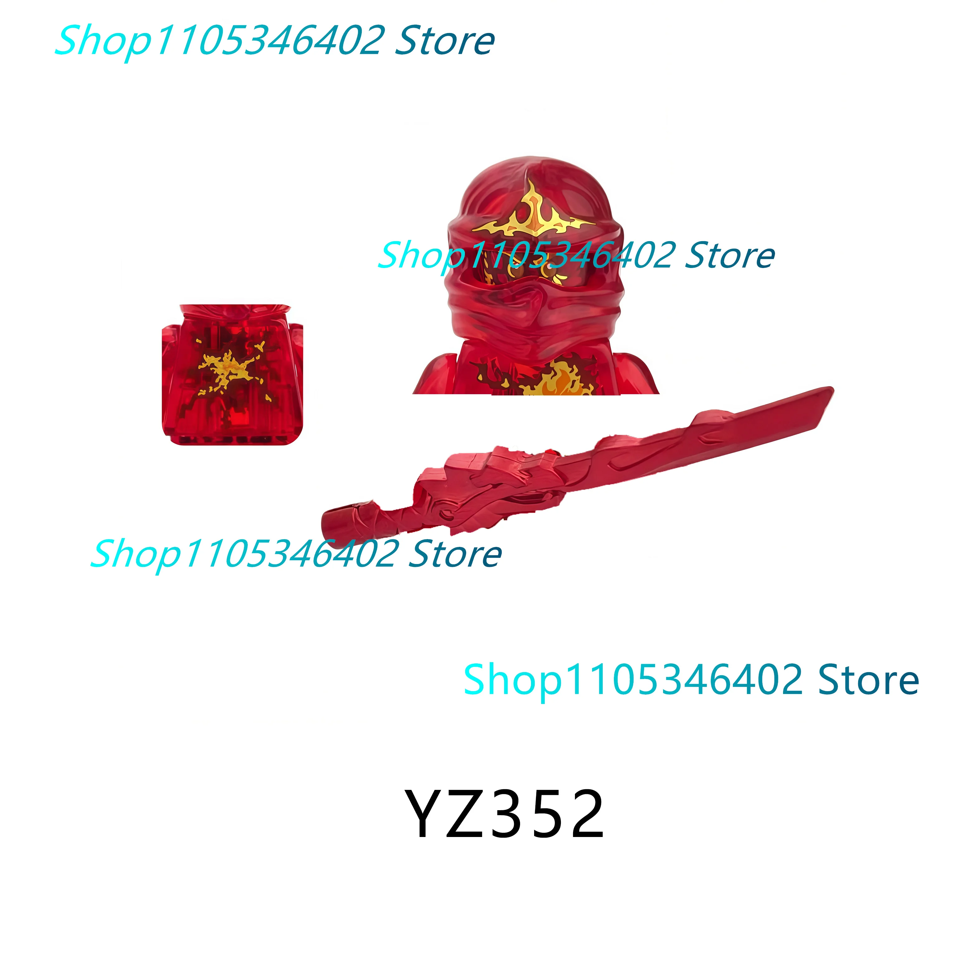 New Anime Cartoon TV Ninja Toy Dragons Lloyd Jay Kai Zane Nya Cole Bricks Building Blocks DIY Gifts view 3
