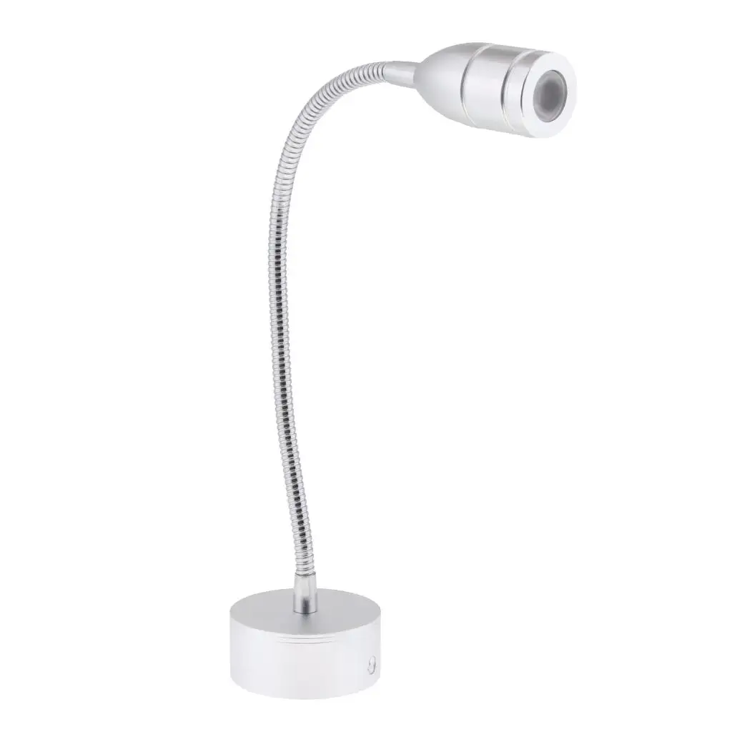 

Adjustable Marine RV LED Reading Chart Light Metal Wall Mount Lamp for Boat Home Bedroom