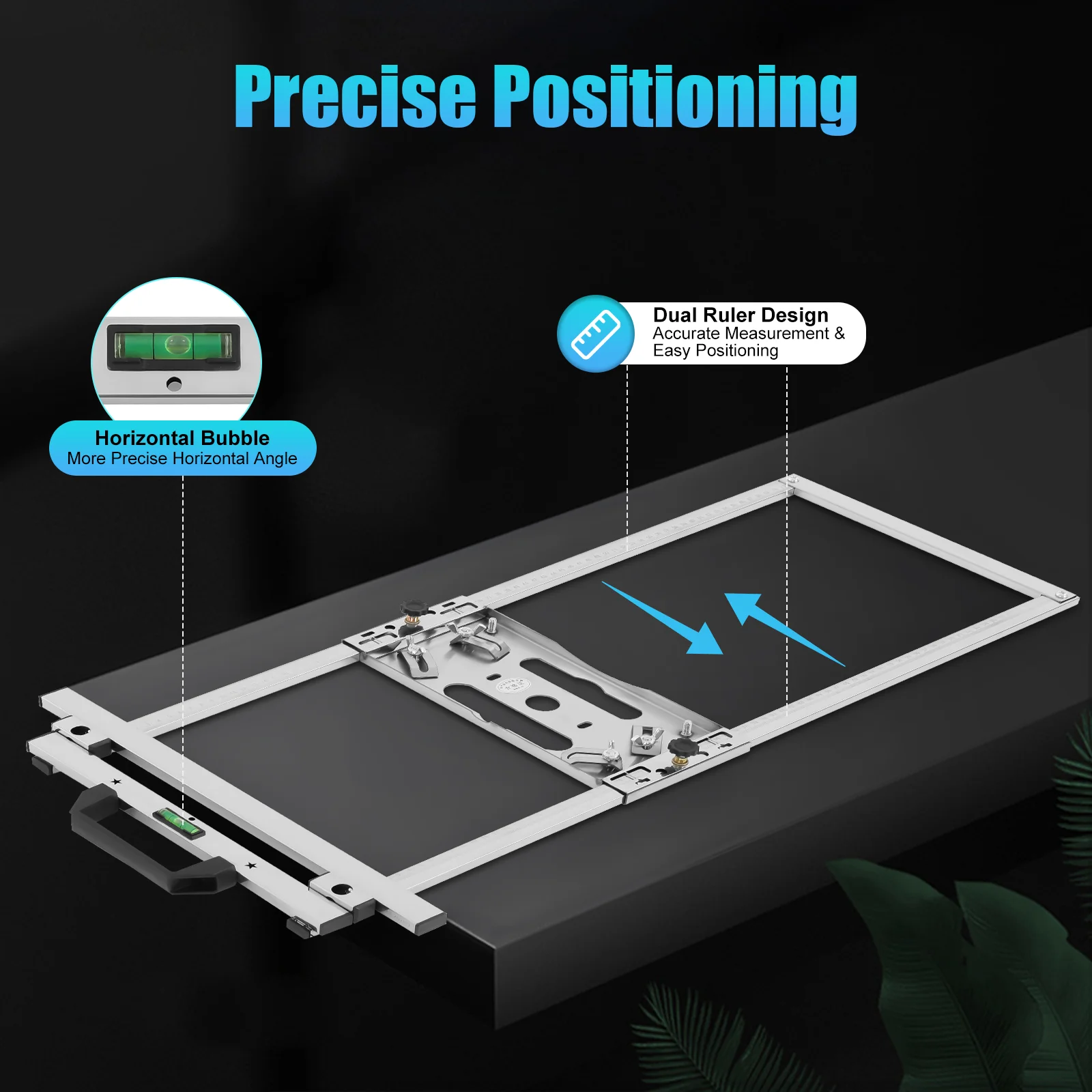 

4 Inch Circular Saw Trimmer Machine Adjustable Angle And Depth Edge Guide Positioning Cutting Board Tool 2-60cm