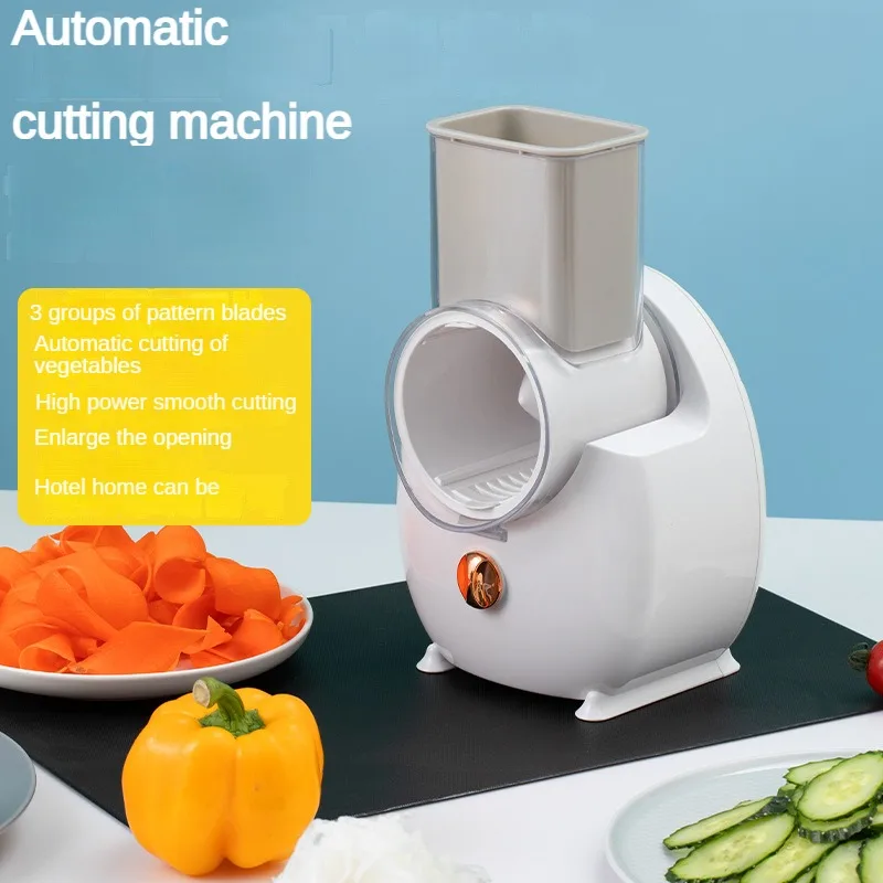 

Электрическая овощерезка, бытовой гаджет 3-в-1, многофункциональный измельчитель для картофеля, моркови, сыра, перезаряжаемый, кухонные аксессуары