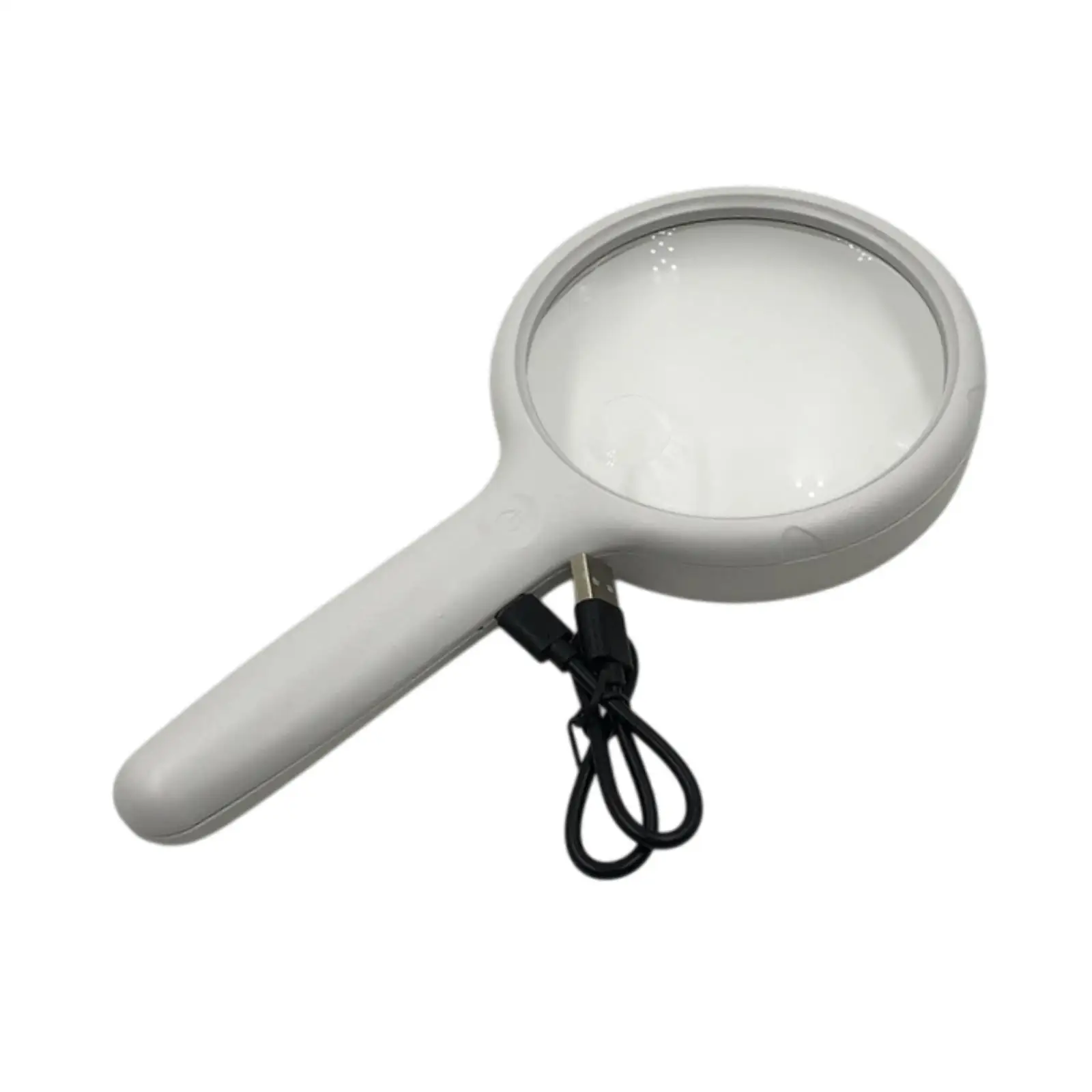 Handheld Magnifying Glass Reading Aid Pocket Lightweight Adjustable Magnifier Glass for Newspaper Science Class Hobby Crafts