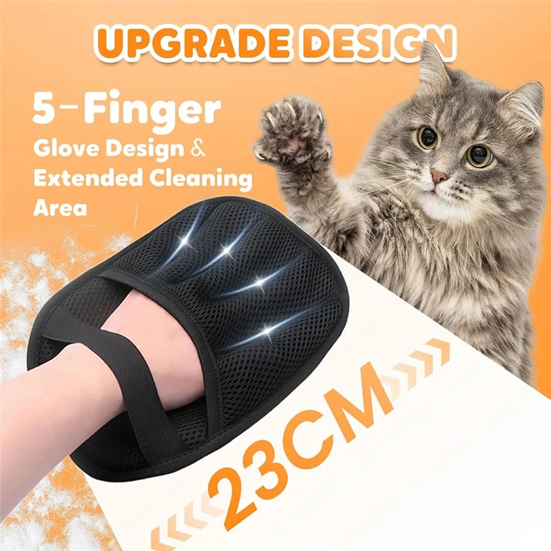 【oferta-de-tempo-limitado】luvas-removedoras-de-pelos-de-animais-de-estimacao-luvas-de-remocao-estatica-para-pelos-de-animais-de-estimacao-para-sofa-moveis-carpete-assento-de-carro-noivo-para-animais-de-estimacao