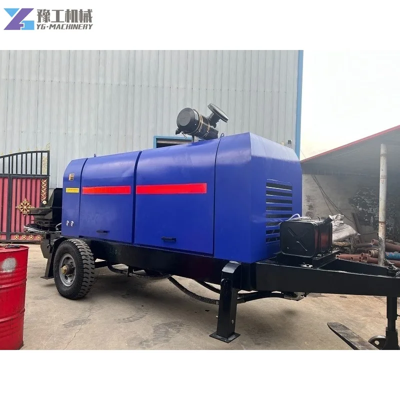 

Good Price Concrete Pump Mixer Machine Building Construction Material Concrete Pump Diesel Engine Concrete Mixer Pump for Mexico