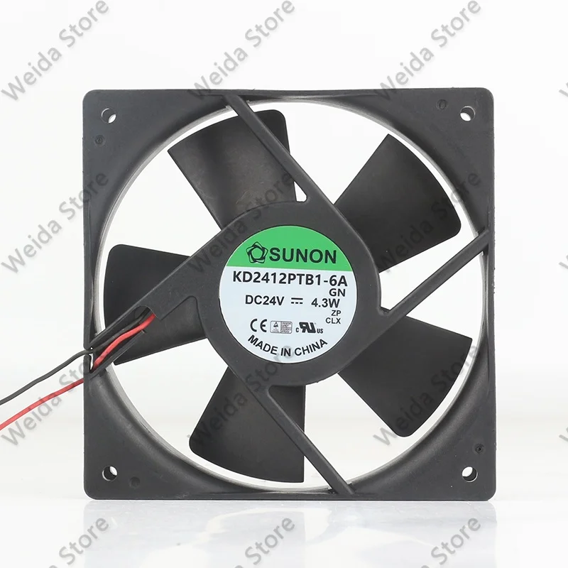 SUNON/Kensington KD2412PTB1-6A 5V 12V 48V DC24V 4.3W 12CM 12025 120X120X25MM Inverter Cooling Fan