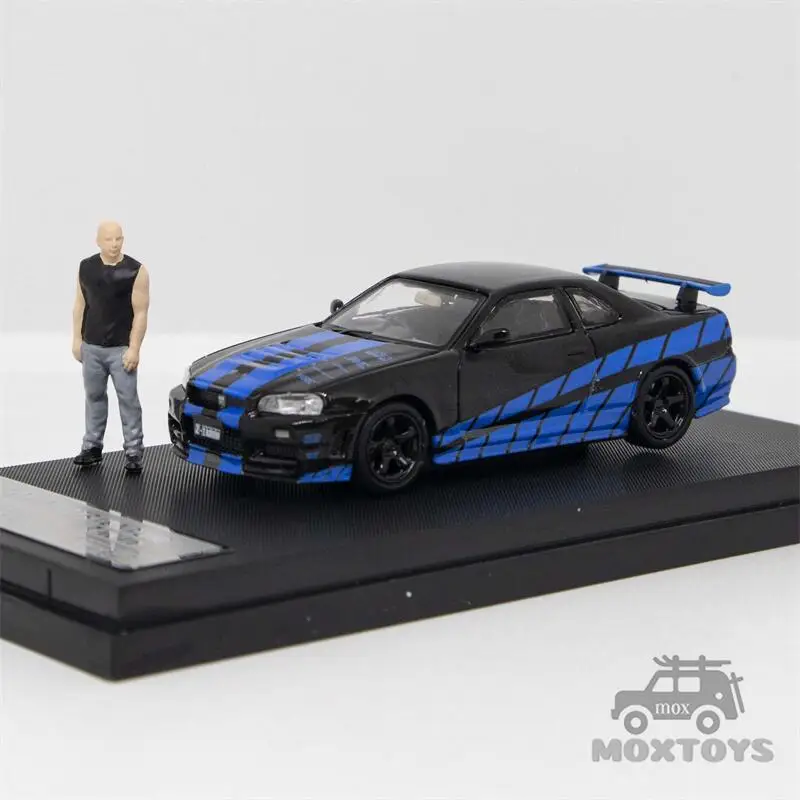 Stance Hunters SH 1:64 Nissan Skyline R34 GTR Z Tune Nismo Diecast Model Car