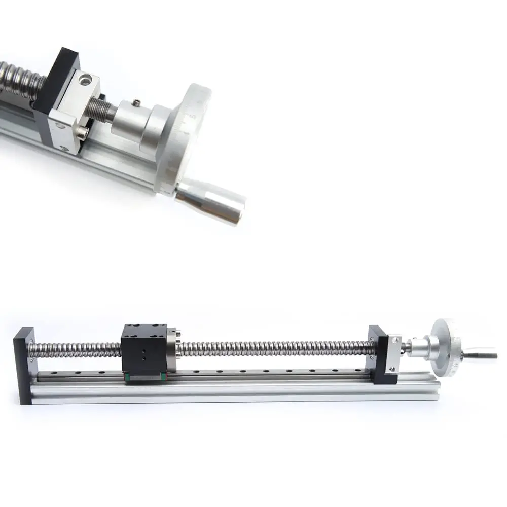 

Brand: Manual Actuator Sliding Table Stage Cross Slide Linear Slide Rails Ball Screw Guide W/Handwheel, Stroke 200/900mm