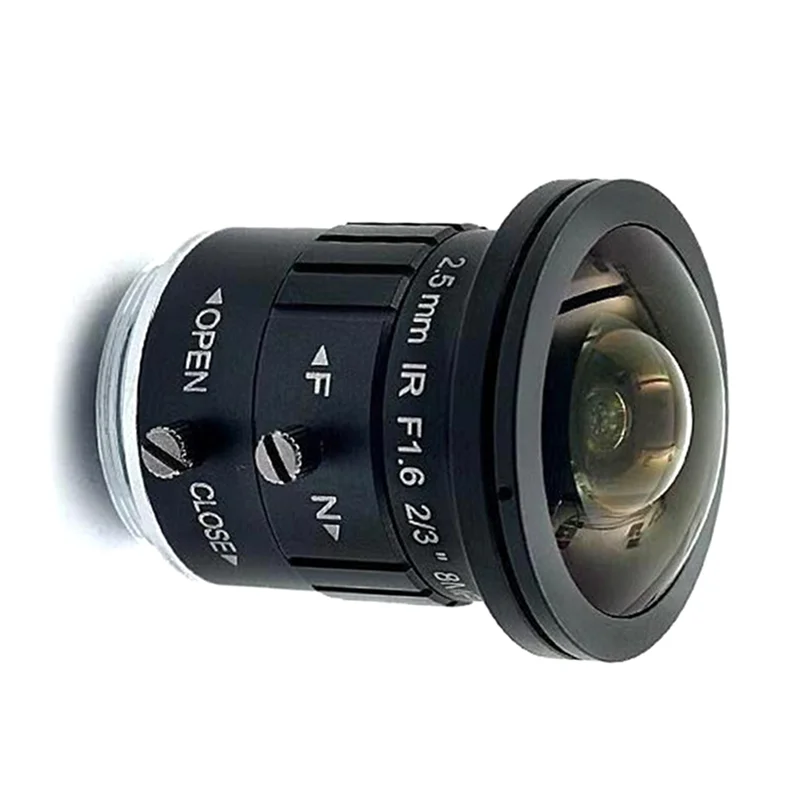 

A72T 2,5 мм 4K 8MP 2/3 дюйма F1.6 IR Fisheye Широкоугольный обзор C-S с креплением Монофокальный объектив видеонаблюдения с автоматической диафрагмой 8 мегапикселей для камеры 4K