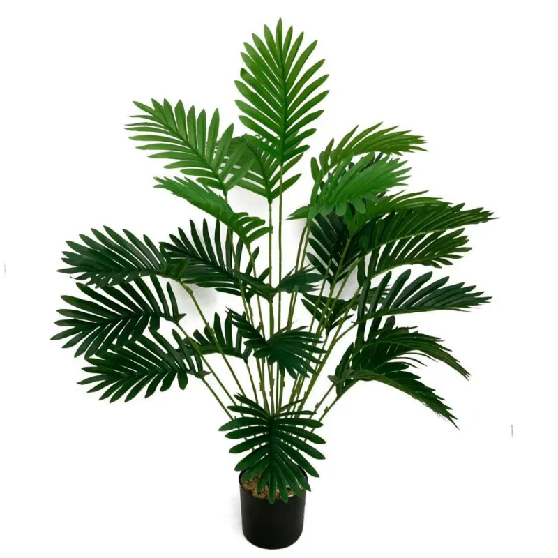 

Simulation Bamboo Palm Green Plants Fake Leaves For Home Decoration Landscaping Bedroom Corridor Entrance Put Simulated Plant