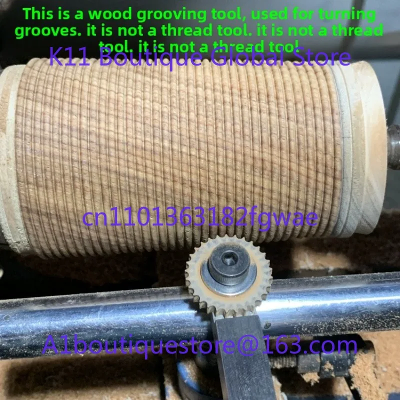

Texture Woodturning Tool Thread Spiral Turning Tools Texturing and Spiralling System Wheel Cutter Woodturning Accessaries