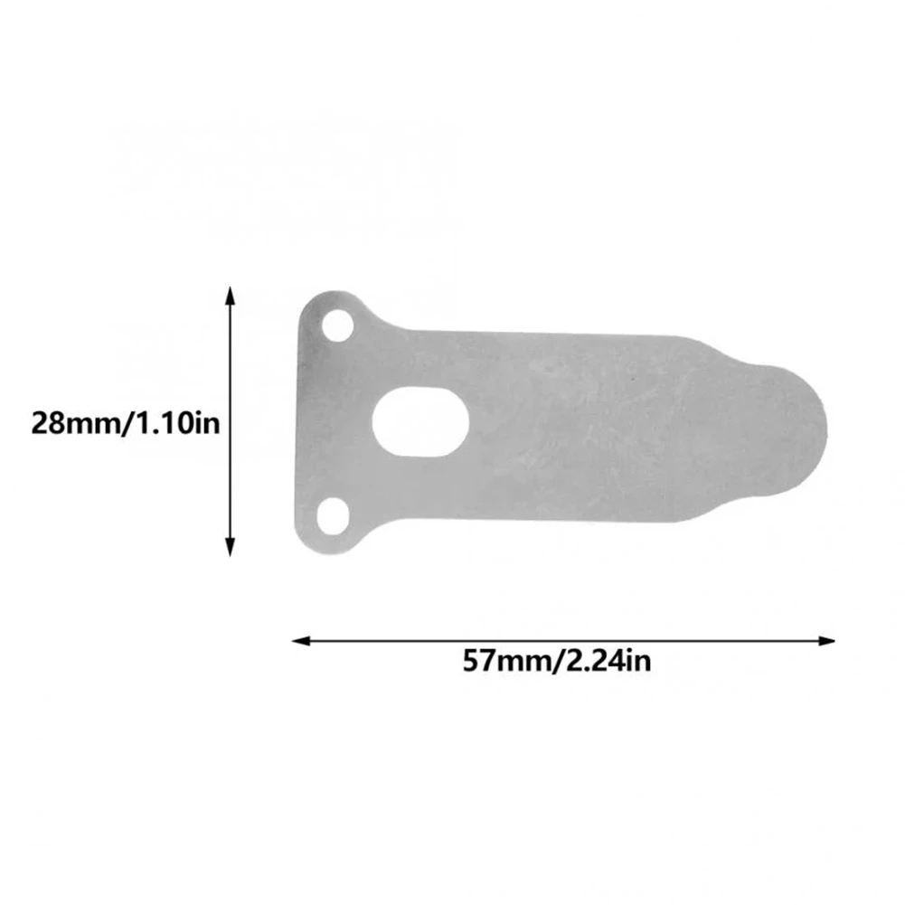 5Pcs Valve Plates Tongue Shape Metal Air Compressor Accessories 57mm Long Air Compressor Valve Plate Fitting Set Power Tool Acce