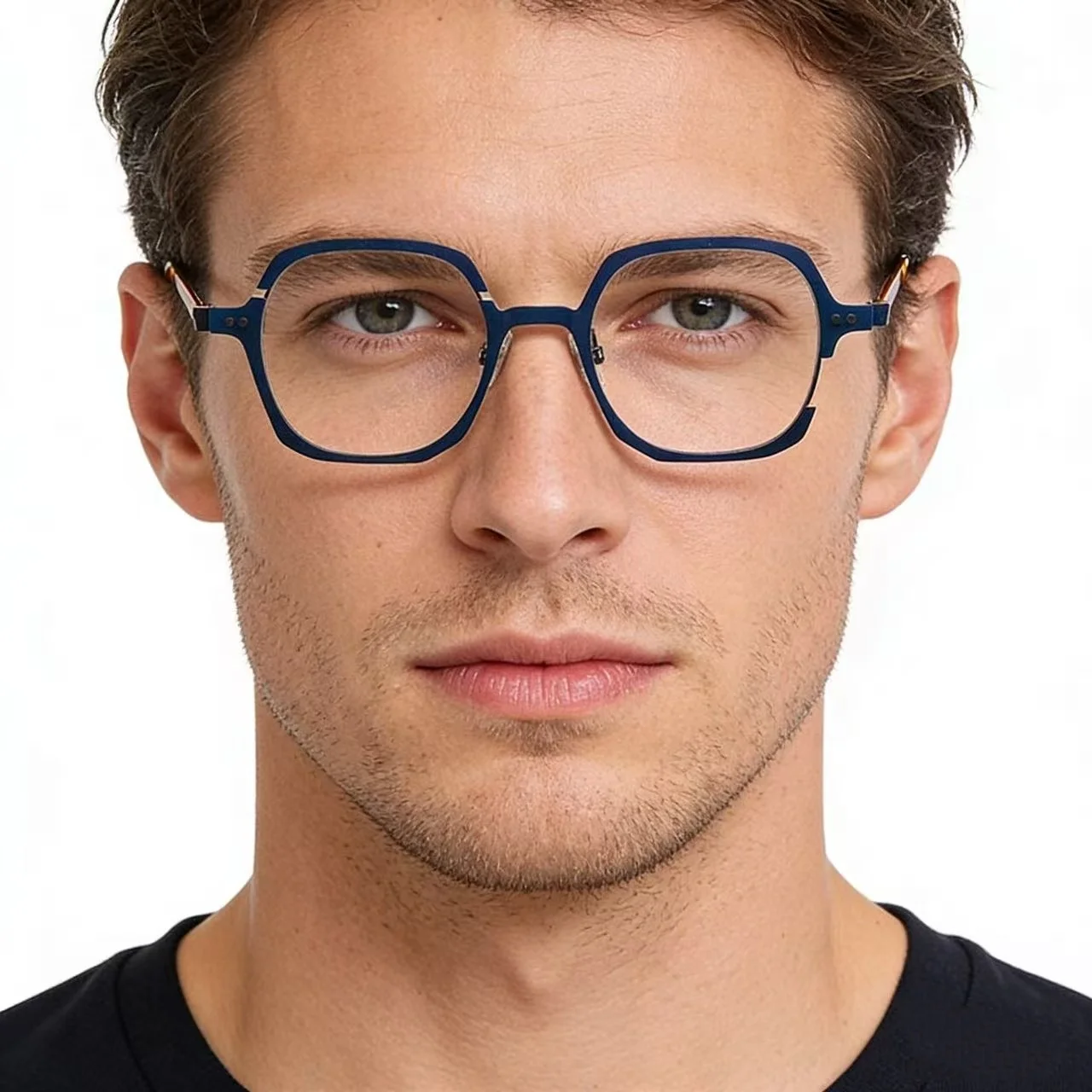 

Women Fashion Square Metal Glasses Frame Myopia Glasses Frames Prescription Optical Eyeglasses