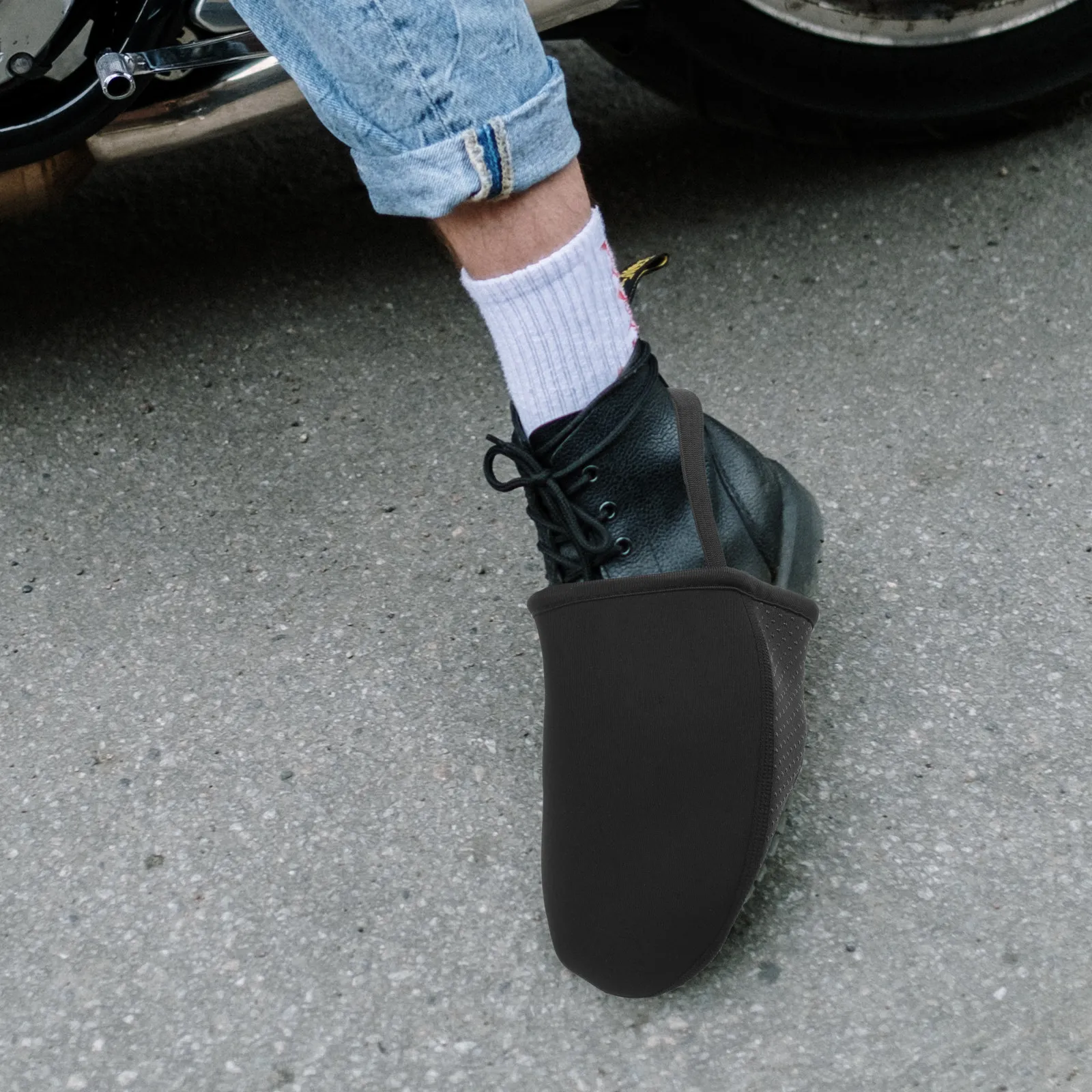 

Motorcycle Shifter Cover Gear Shifter Shoe Non-Slip Texture Comfortable Wear Motorcycle Protective Gear