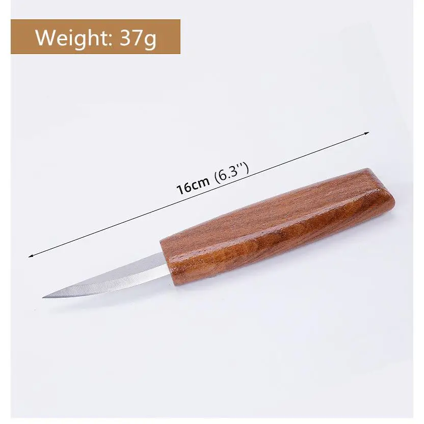 10pcs/set Carbon Steel and Alloy Steel Engraving Tools for Woodworking with Canvas Bag 10 in 1 Whittling Wood Carving Kit