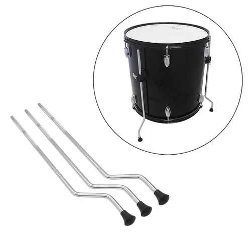 Imagen 2 del producto 3 unids/set de patas de tambor, juego de patas Tom de suelo, trípode, soporte de tambor, pie, bombo, pierna, instrumento de percusión, accesorios de repuesto