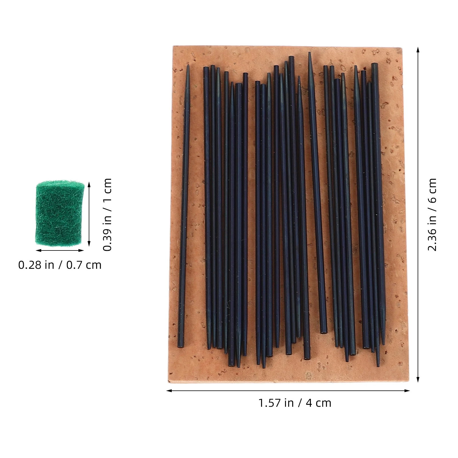 1 set kit di riparazione per sassofono grasso in sughero feltrini gancio a molla per riparazione di strumenti a fiato strumento di manutenzione per sax contralto