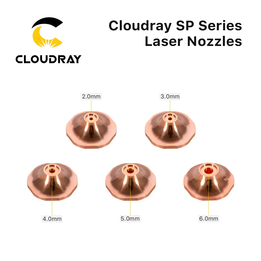 Cloudray Laser Cutting Nozzle  D28 H15 M11 SP28-BOOST-15-S Caliber 2.0~6 Single Nozzle for 1064nm Fiber Cutting Machine