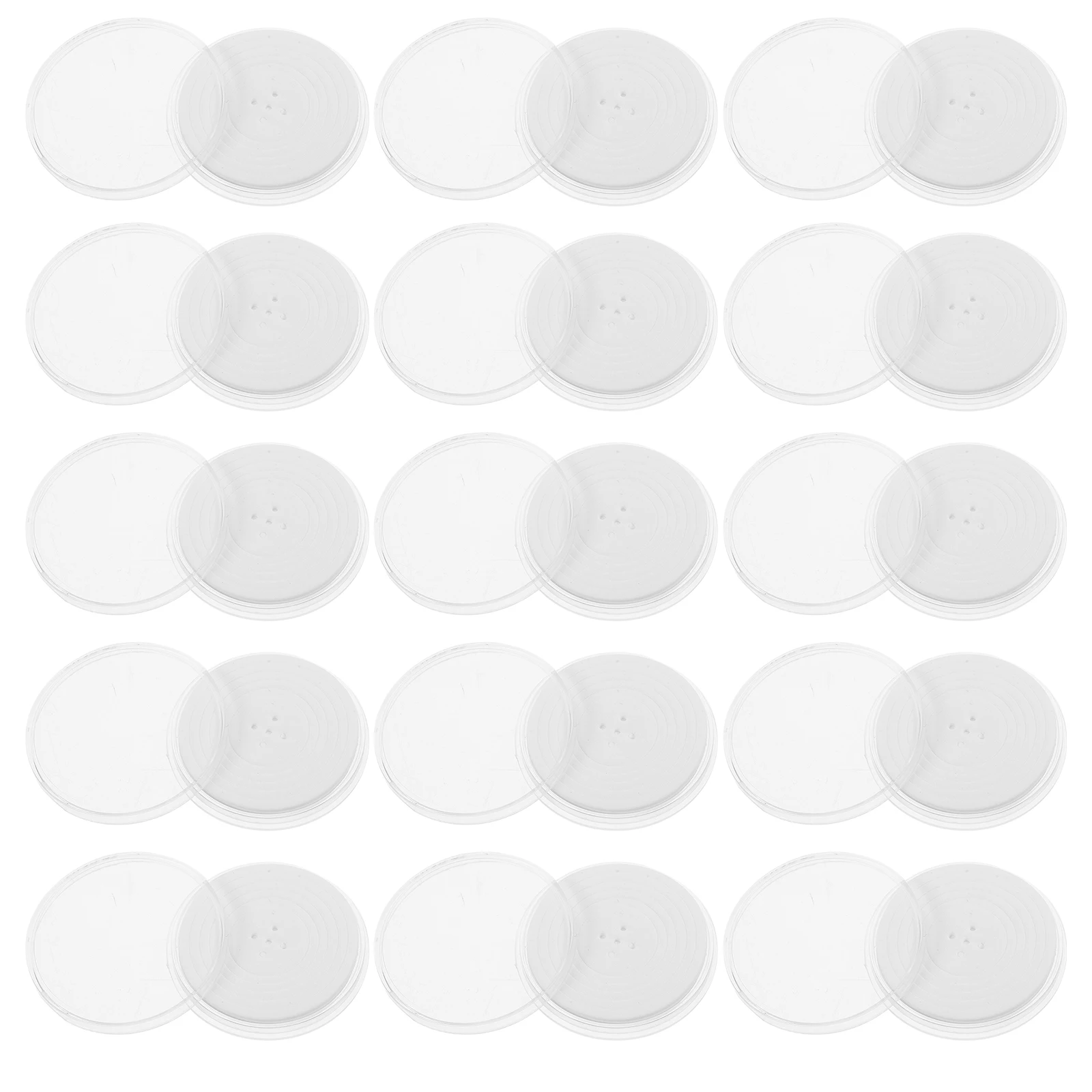 20pcs Commemorative Coin Collection Box Material Adjustable Padding Transparent Design Ideal Collectors Storage