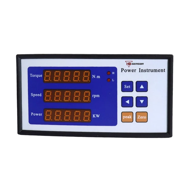 HB HBWTQ1050D Inline roterende digitale dynamische koppelsensor Instrumentvermogen Horizontale montage