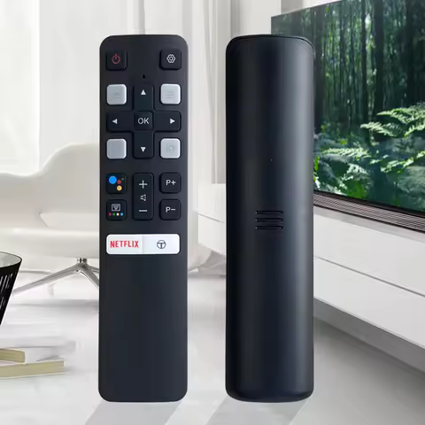 Smart TV Remote Control RC802V FUR6 FUR7 For TCL Android 49P30FS 65P8S 55C715 49S6800 43P615 55C645 Remote Controller No Voice