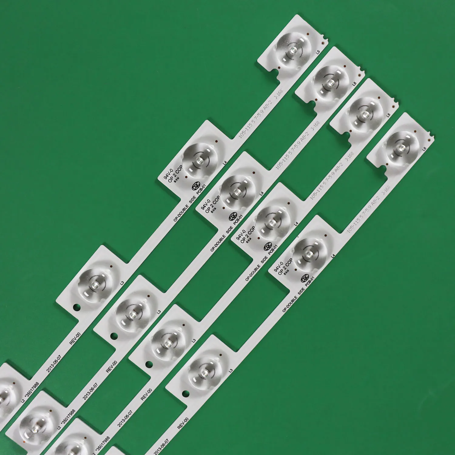 1/5/10 مجموعات LED شريط مصابيح الإضاءة الخلفية للتلفزيون 39 بوصة KL39GT618 35017988 5 المصابيح * 6 فولت 307 مللي متر DL3945i DL3945i(a)