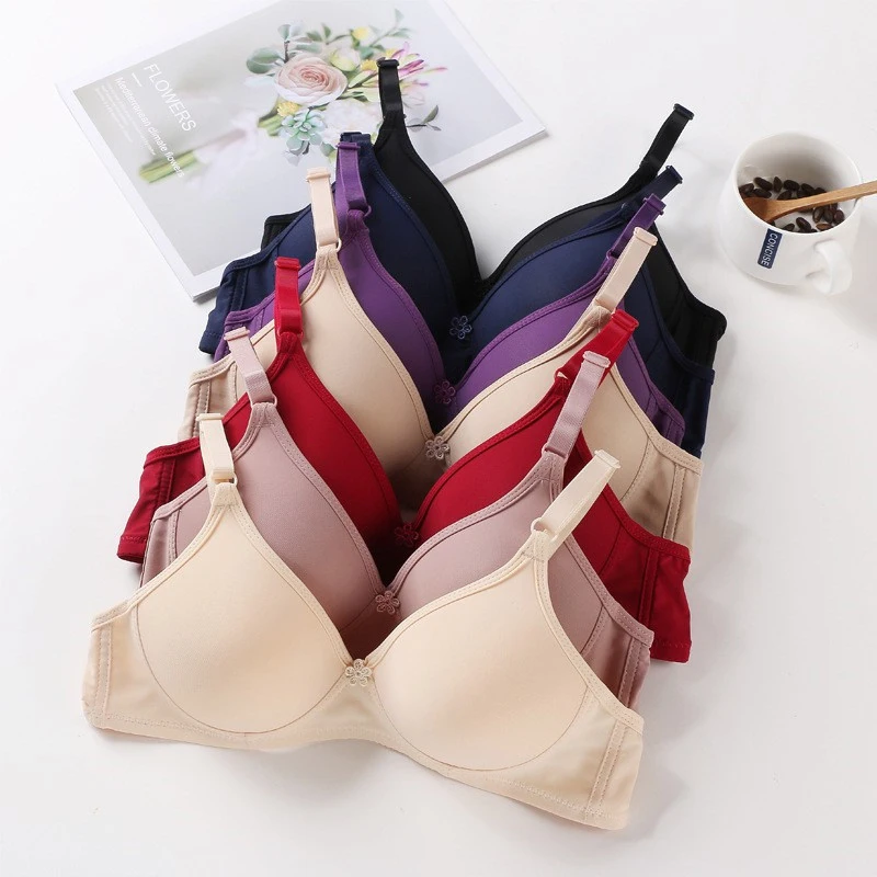 Women Thin Underwear Seamless Bra Sexy Push Up Bralette Underwear Wireless Female Mother Lingerie