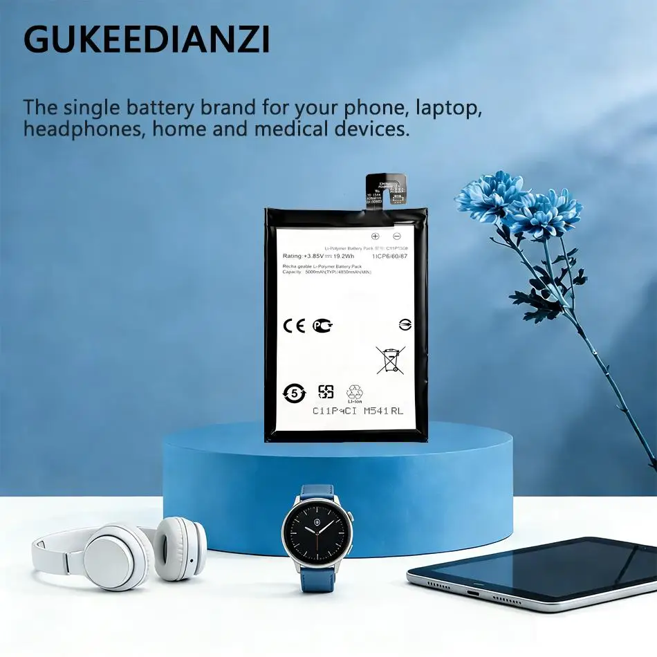 

Экологически чистая батарея для мобильного телефона 5000 мАч для Asus Zonfone Max ZC550KL Z010AD Z010D Z010DA C11P1508, высокая емкость