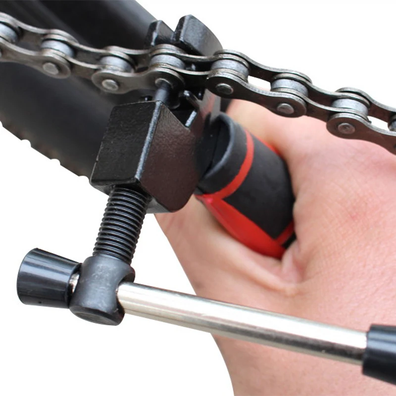 Bike Chain Link Remover Mountain Bike Chain Breaker Splitter Portable Steel Dechainer Bicycle Repair Tool