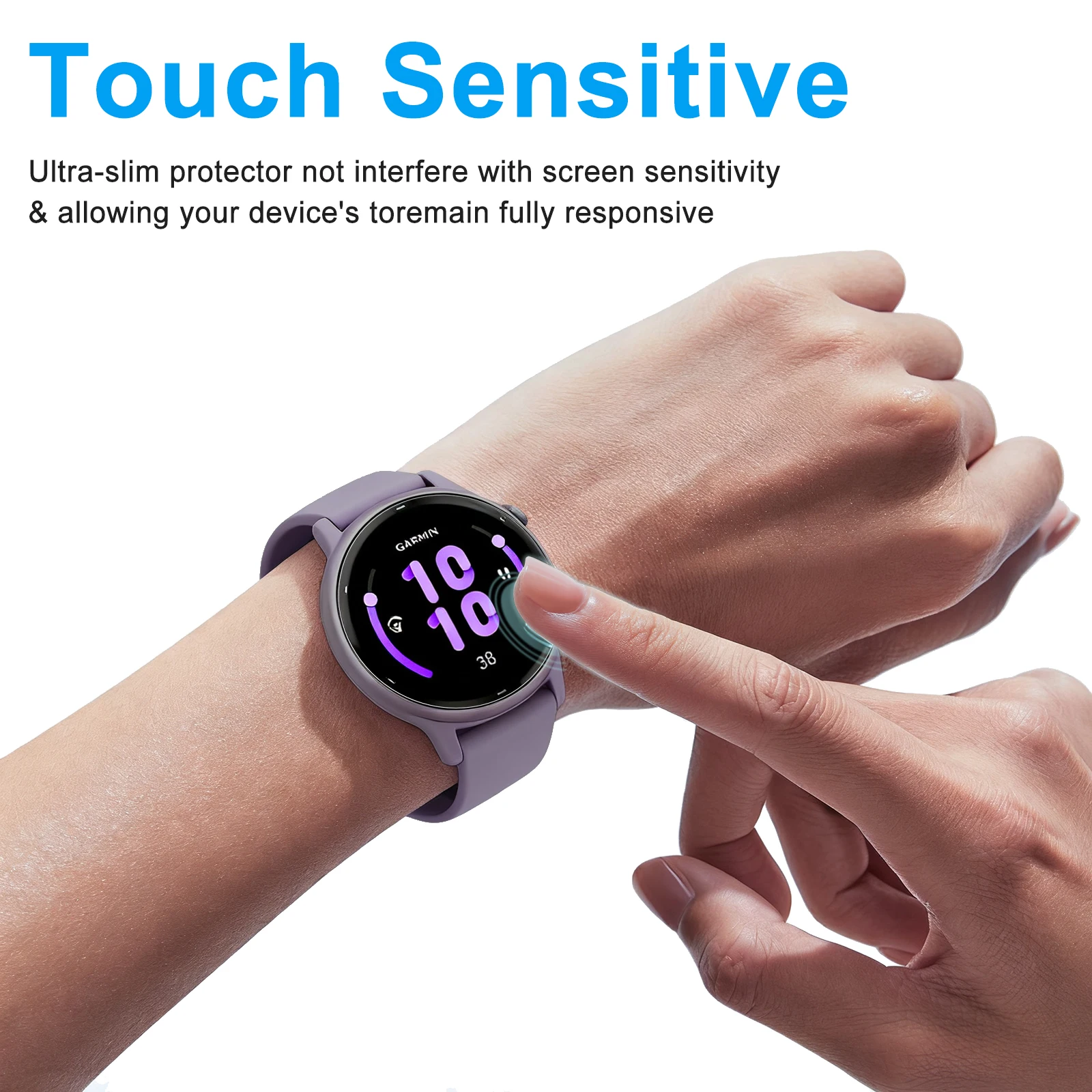 لينة واضحة طبقة رقيقة واقية ل Garmin Vivoactive 6 5 حامي الشاشة ساعة ذكية هيدروجيل فيلم ل Garmin Vivoactive 5 6 #4