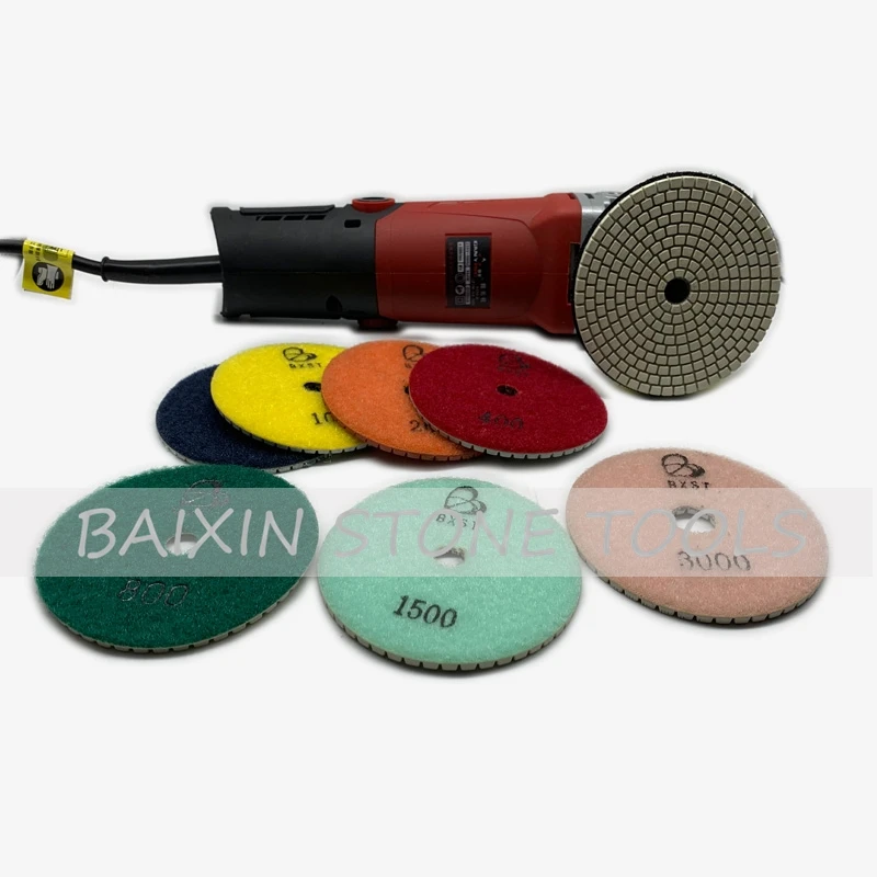 Baixin الكهربائية لتقوم بها بنفسك الصف آلة تلميع اليد متغيرة السرعة المياه الرطبة سيارة الملمع لتلميع السيارات حجر الجرانيت الرخام