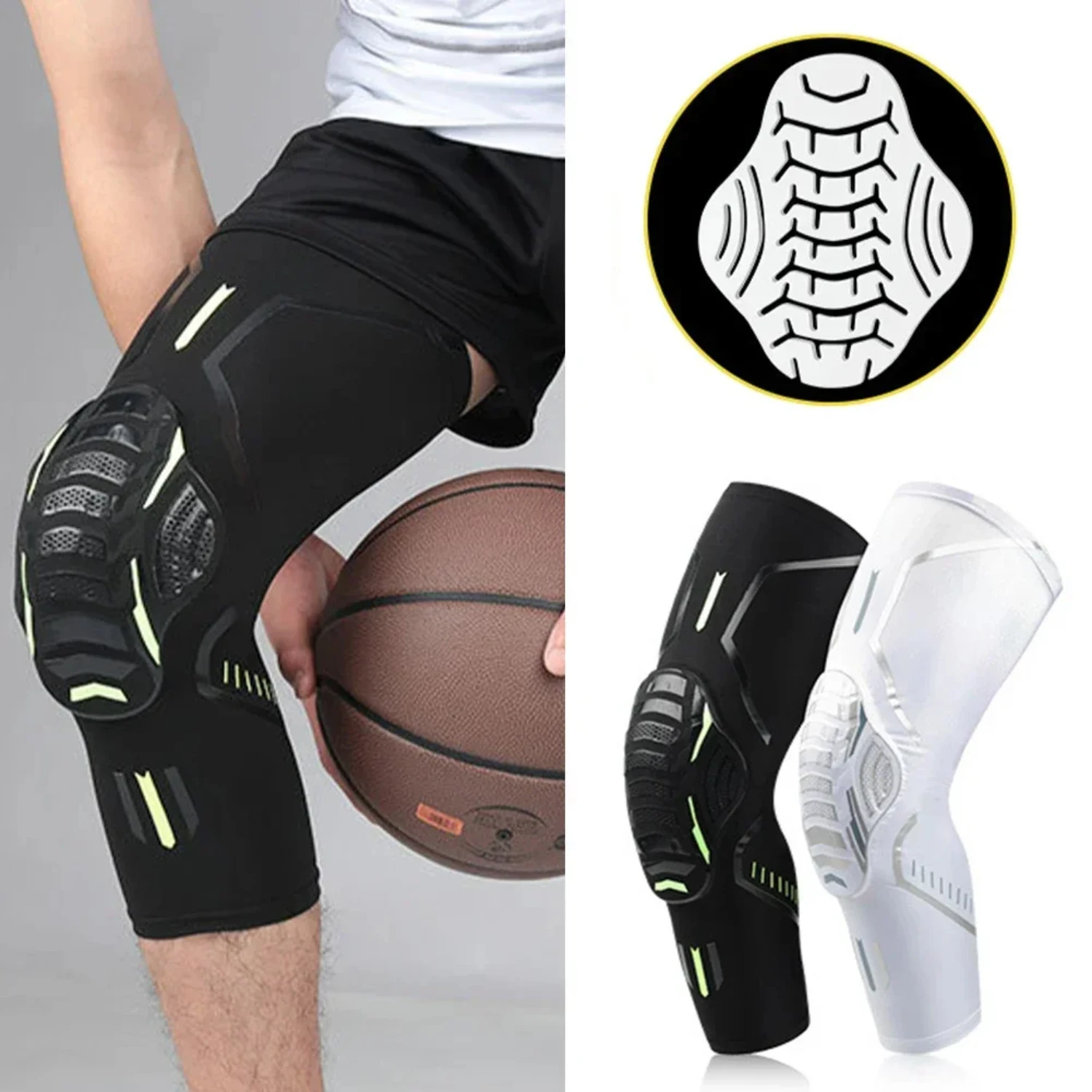 1PC Sports Knee Brace Compression Knee Support Shockproof Knee Pads Running basketball Arthritis Joint Pain Relief Knee Sleeve