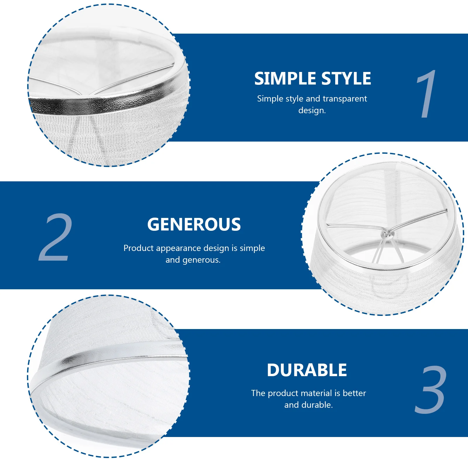 

Round Transparent Cloth Lampshade Decorative Light Cover Simple Style Romantic Warm Atmosphere Bedroom Living Room Wall Floor