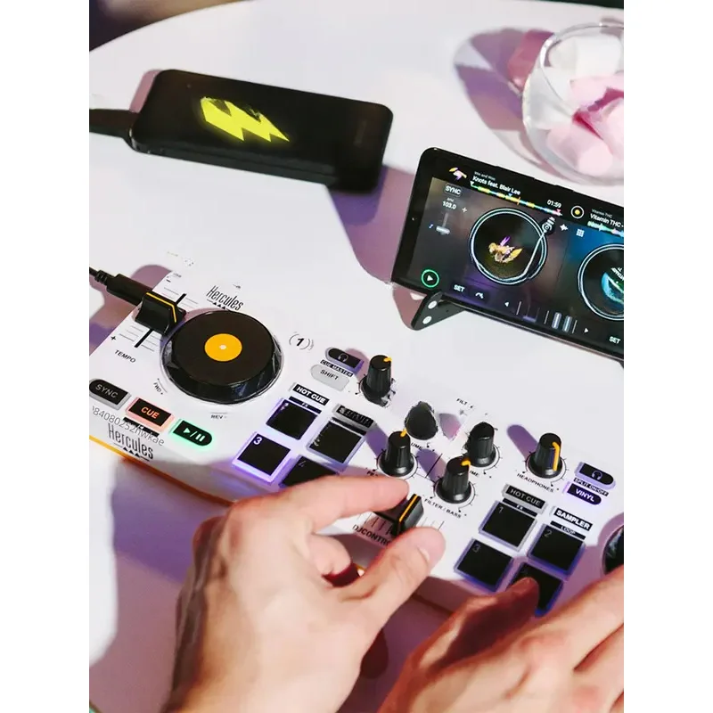 Hercules Starlight/Mix, Digital DJ Controller, Til Portable Input Disc Recorder