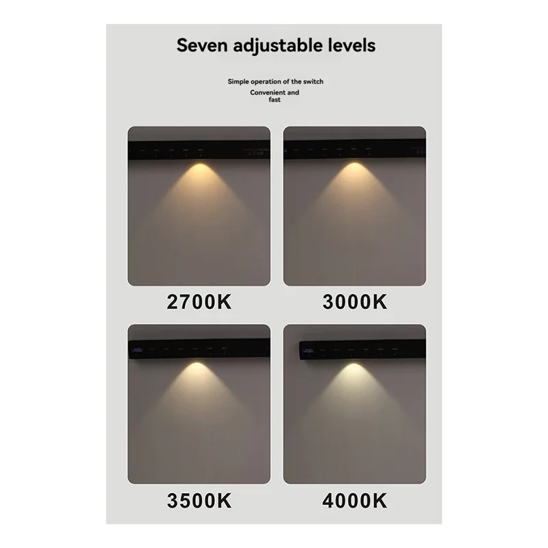 BAAY 7 Modes Color Temperature Lamp 2700KK6000K Uv365nm Photography Light Photography Light Wand Light Tester Tool B - Image 5