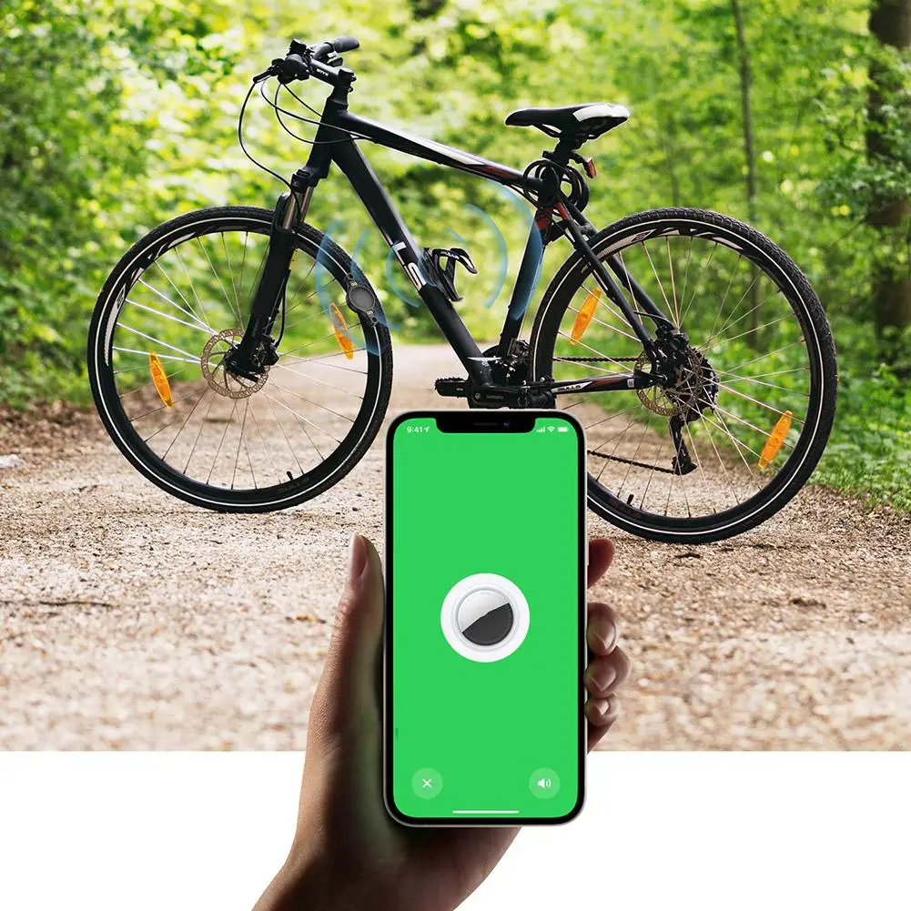 For Airtags Protective Case Cover Suitable Anti-lost Bike SeatMount Road Bicycles Support Holder Tracker Locator Tracker
