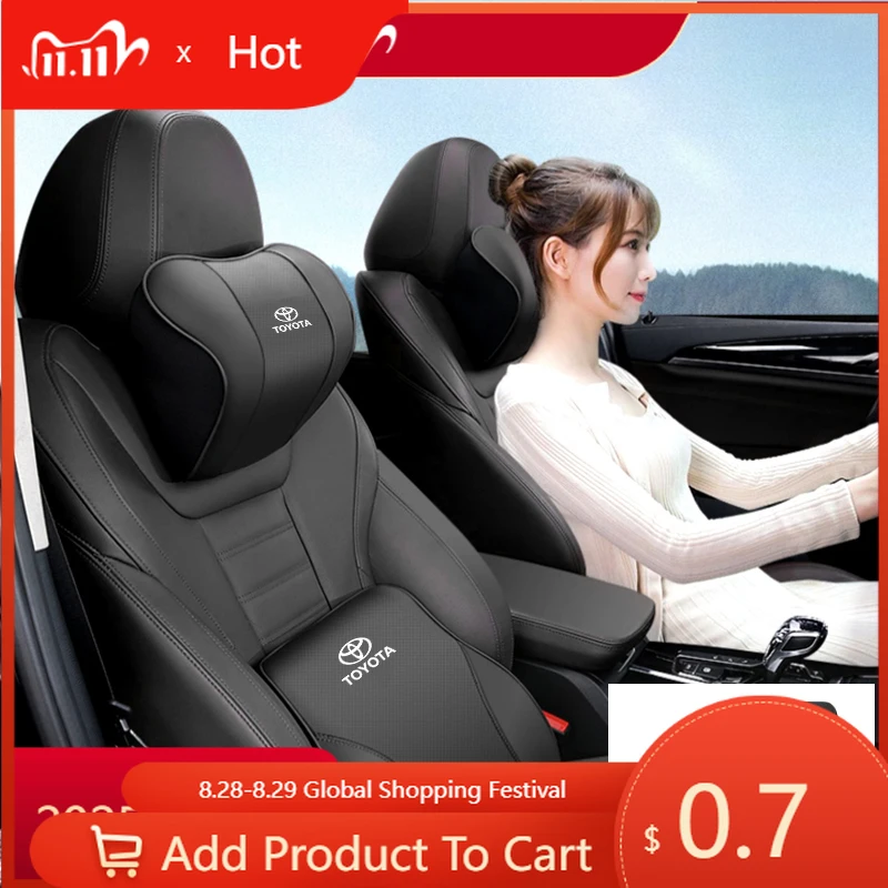 

Fot Toyota 2026 Новый для Toyota 2026 Новые колпаки ступиц 1 шт. подголовник автомобильного сиденья подушки для шеи поясничная поддержка автомобильные аксессуары для Toyota