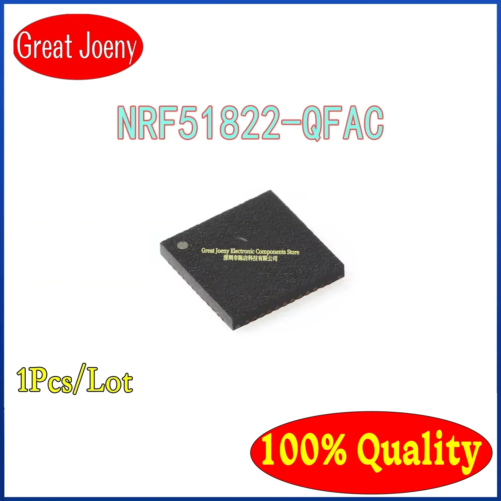 

100% New N51822 NRF51822-QFAC NRF51822 IC Chipset QFN-48 Bulk Best Price Electronic Parts