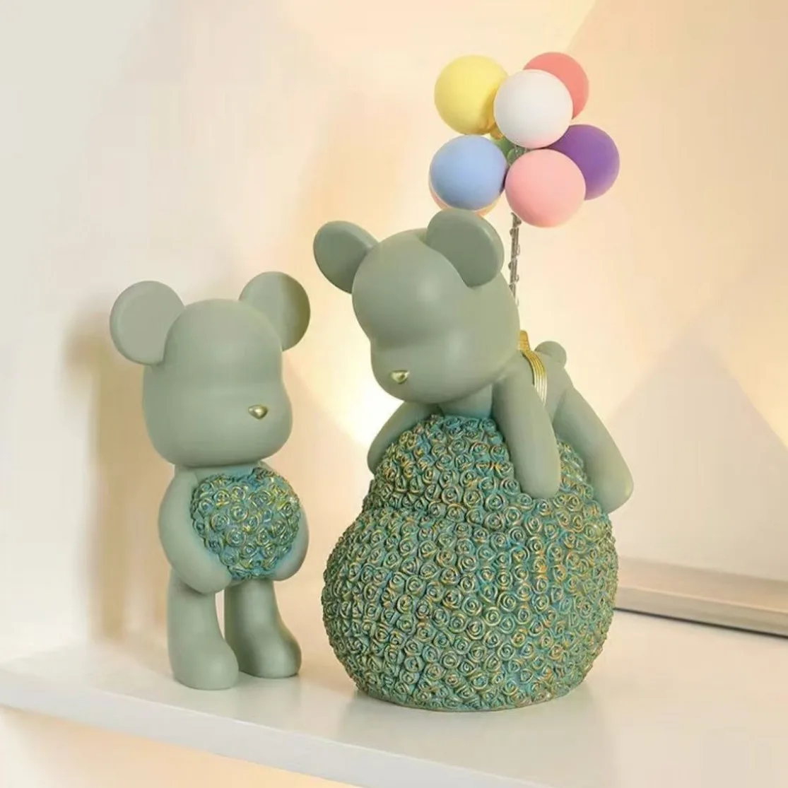 

Creative Gifts Cute Bears Luxury Home Decor Living Room Office Desk Decorations Healing Small Items High-end Decorative Items