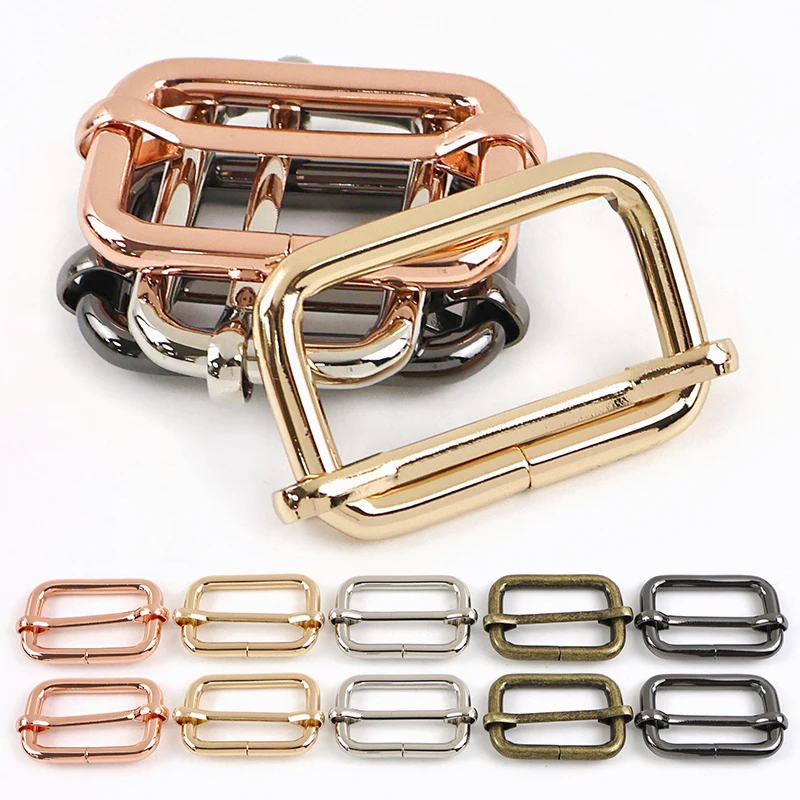

50/100Pcs 16-50mm Metal Buckle Dog Collar Hardware Kit Bag Strap Slider Clasp Connect Hook Clasp DIY Leather Craft Accessories