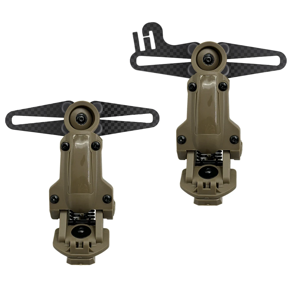 NEW Upgraded Helmet Rail Adapter For ComTac 2&3 Airsoft Shooting Accessories Headset Mount Fit Ops Core ARC Team Wendy MLOK Rail