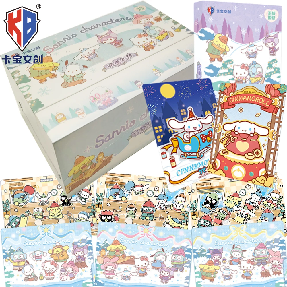 New Kabao Genuine Sanrio Collection Cards for Children Anime Popular IP Classic Trendy Creative Exquisite Character Cards Gifts