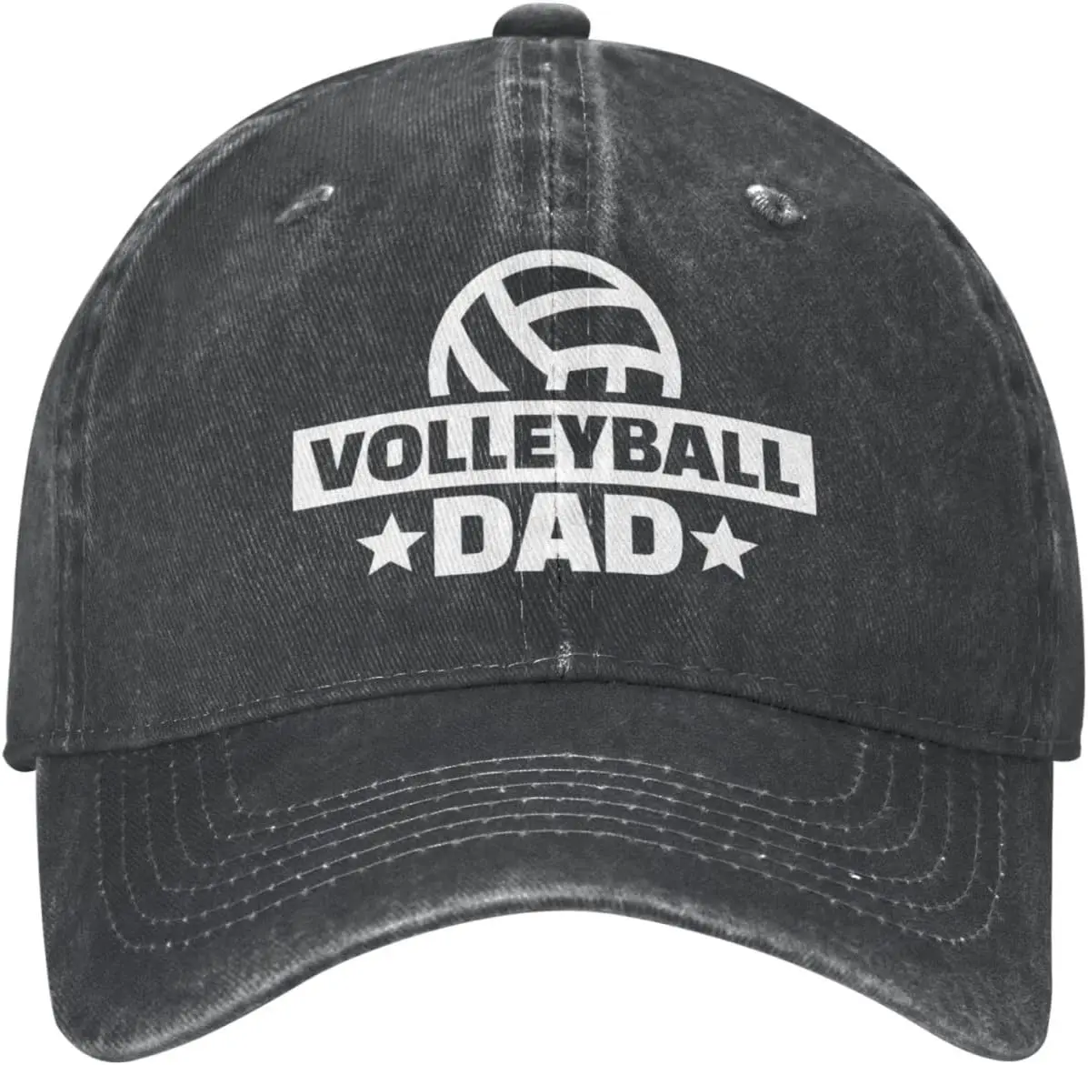 Volleyball Dad Hat Fashion Cowboy Baseball Hats Black Sunhat Dad Cap for Men Women